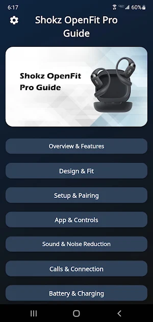 Shokz OpenFit Pro Guide Screenshot 1