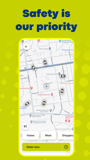Kwik Ride: Taxi Zambia App Screenshot 3