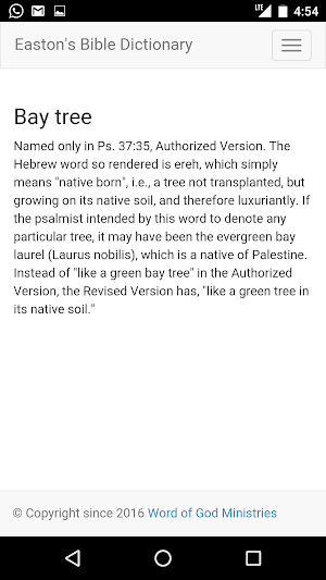 Easton's Bible Dictionary Free Screenshot 1