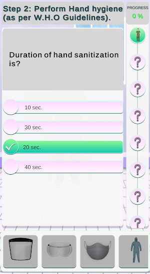 PPE Donning & Doffing Training Screenshot 3