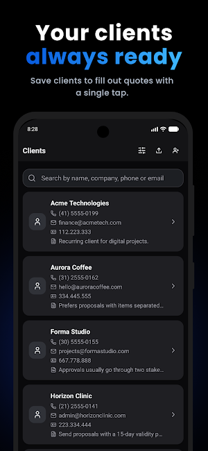 Quick Quote Screenshot 3