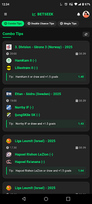 BETSEEK - Analysed Bettips Screenshot 1