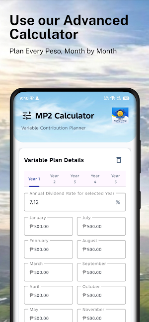 MP2 Pagibig Calculator Screenshot 1