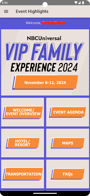NBCU Events Screenshot 2