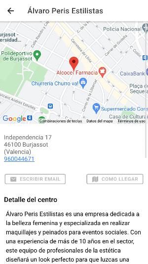 Álvaro Peris Estilistas Screenshot 1