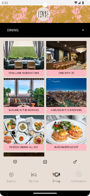 Park Lane New York Hotel App Screenshot 1