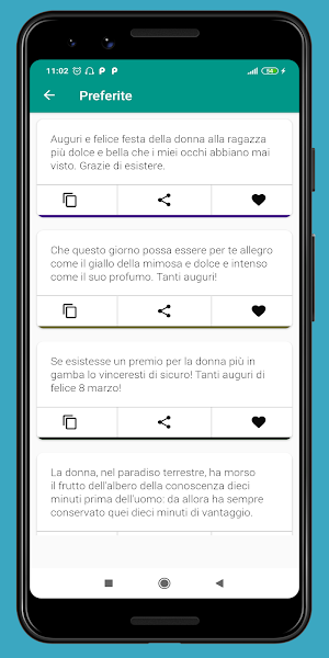 festa della donna magnifici SMS 2021 Screenshot 2