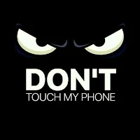 Don't Touch My Phone Wallpaper
