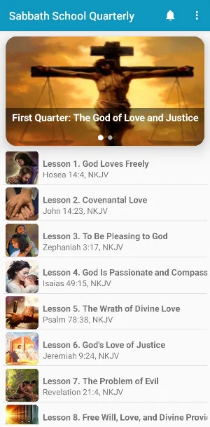Sabbath School Quarterly Screenshot 0