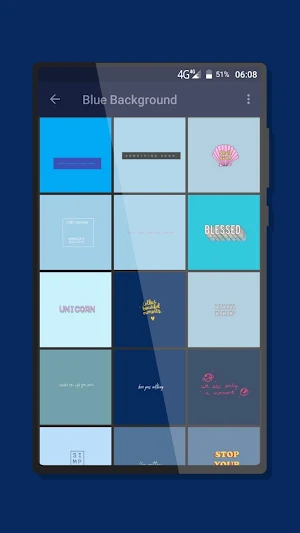 Bluepaper - Blue Background Wa Screenshot 0