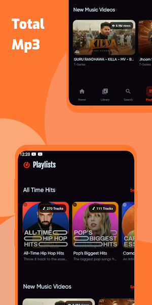 Total Mp3 offline music player Screenshot 0