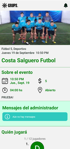 Grups Screenshot 1
