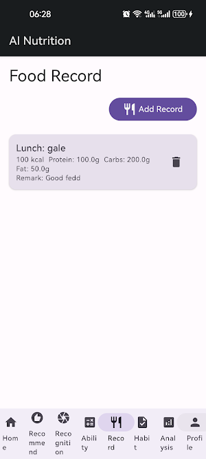 Chat AI Nutrition Screenshot 3
