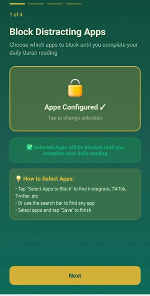 Quran Unlock Screenshot 2