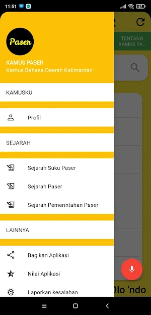 Kamus Paser Online Screenshot 0