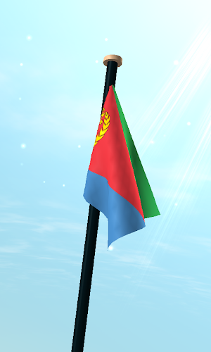 Eritrea Flag 3D Free Wallpaper Screenshot 2