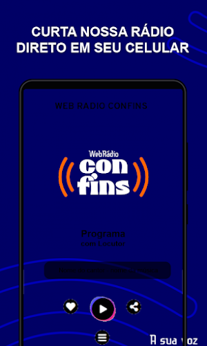 Web Rádio Confins Screenshot 0