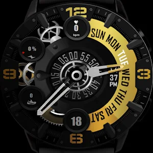 [SSP] - Gear Analog Watch Face Screenshot 0