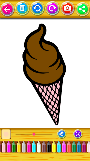 Mix Eskrim Coloring Screenshot 0