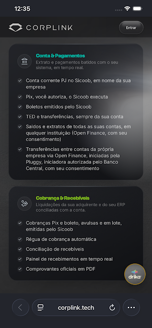 CorpLink OS Screenshot 2