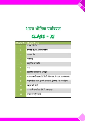 Geography class 11 Hindi Part-2 Screenshot 1