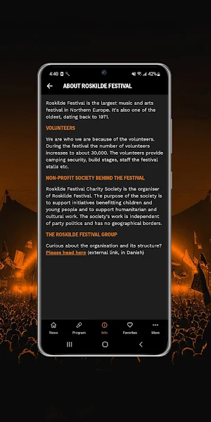 Roskilde Festival Screenshot 3