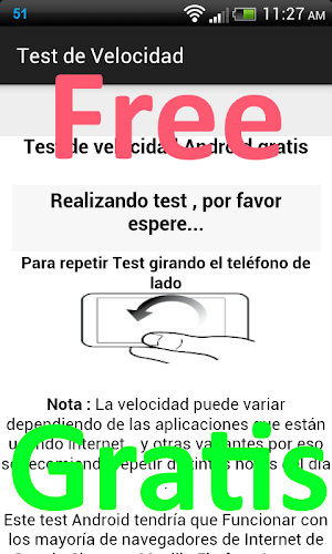 Test de Velocidad Movil Speed Screenshot 0