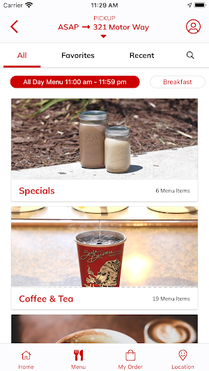 Santa Barbara Roasting Co. Screenshot 1