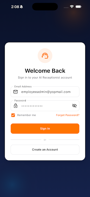 AI - Receptionist Screenshot 2