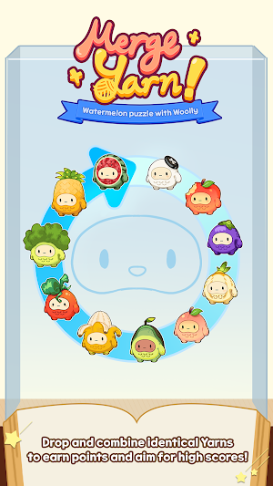 Merge Yarn : Puzzle Suika Game Screenshot 1