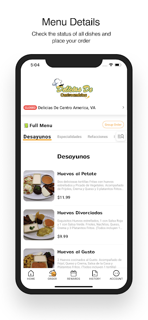Delicias De Centro America Screenshot 1