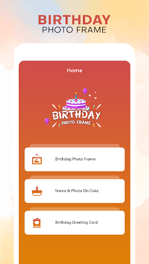 Birthday Photo Frame Screenshot 1