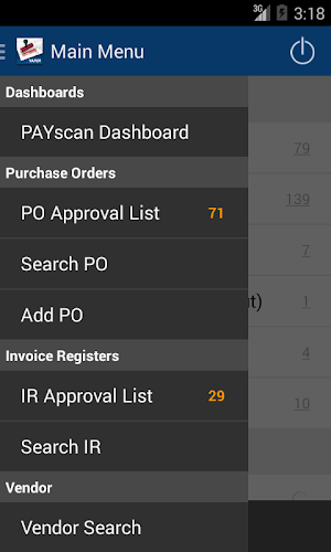 PAYscan Mobile Screenshot 1