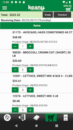 Keany Mobile Ordering Screenshot 3