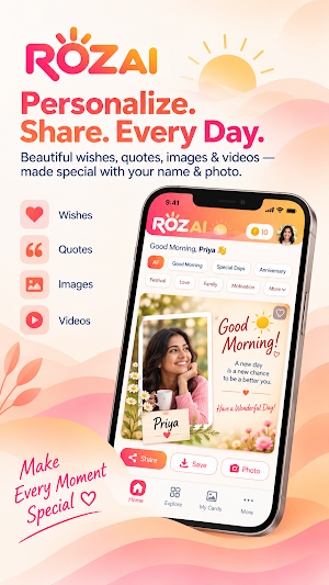 Roz AI - Wishes & Status Screenshot 0