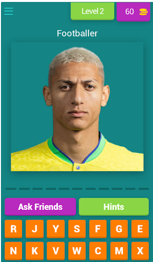 Guess Brasil Footballer Trivia Screenshot 2