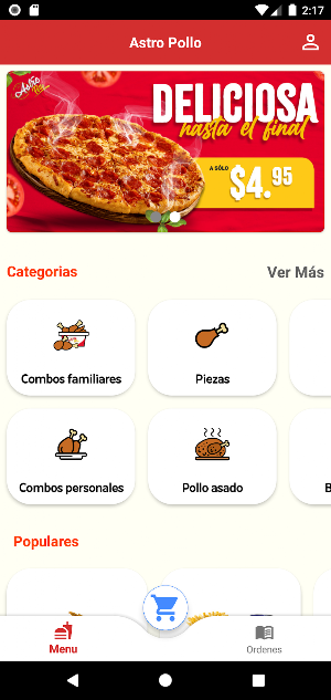 Astro Pollo Screenshot 1