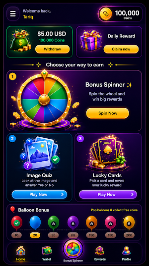 Daily Earnings Earn Rewards Screenshot 1