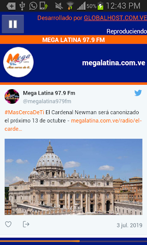 Mega Latina 97.9 FM Screenshot 0