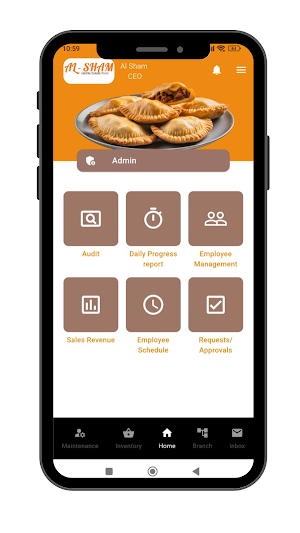 AL-SHAM Restaurant Management Screenshot 2
