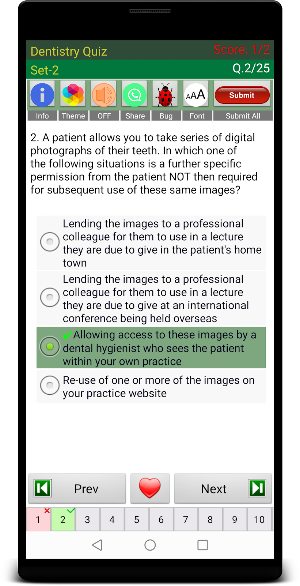 Dentistry Quiz Screenshot 2