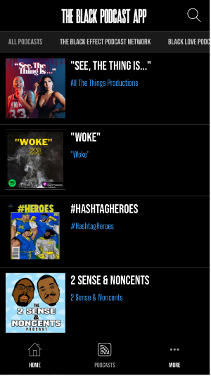 The Black Podcast App Screenshot 1