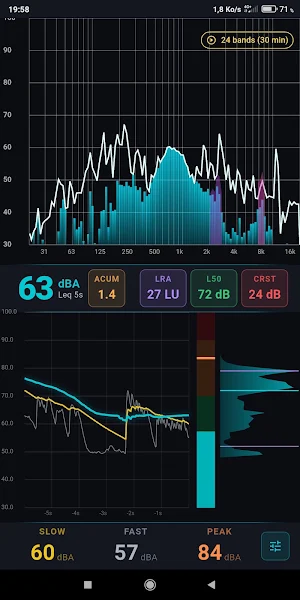 RTA SPL - Audio Analyzer Pro Screenshot 0