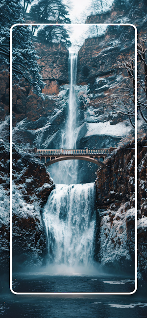 Cool Waterfall Wallpaper 4K HD Screenshot 2
