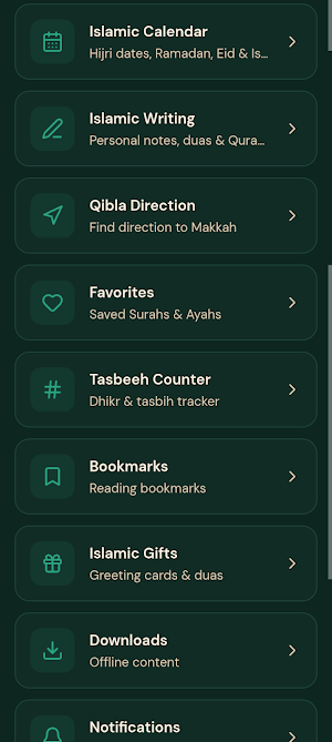 Noor Quran: Quran & AI Offline Screenshot 3