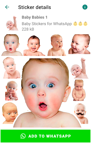 Baby Stickers for WhatsApp Screenshot 0