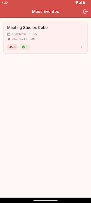 Visimob Eventos Screenshot 1