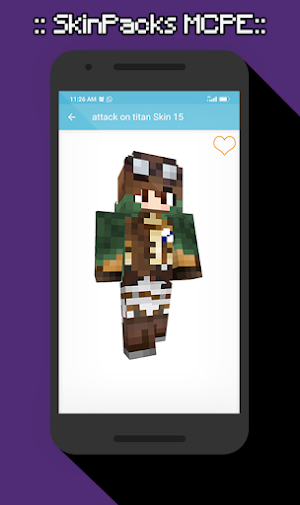 Skinpacks Attackontitan for minecraft Screenshot 2