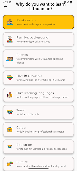 Learn Lithuanian Screenshot 1