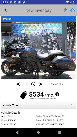 Sandia BMW Motorcycles Screenshot 1